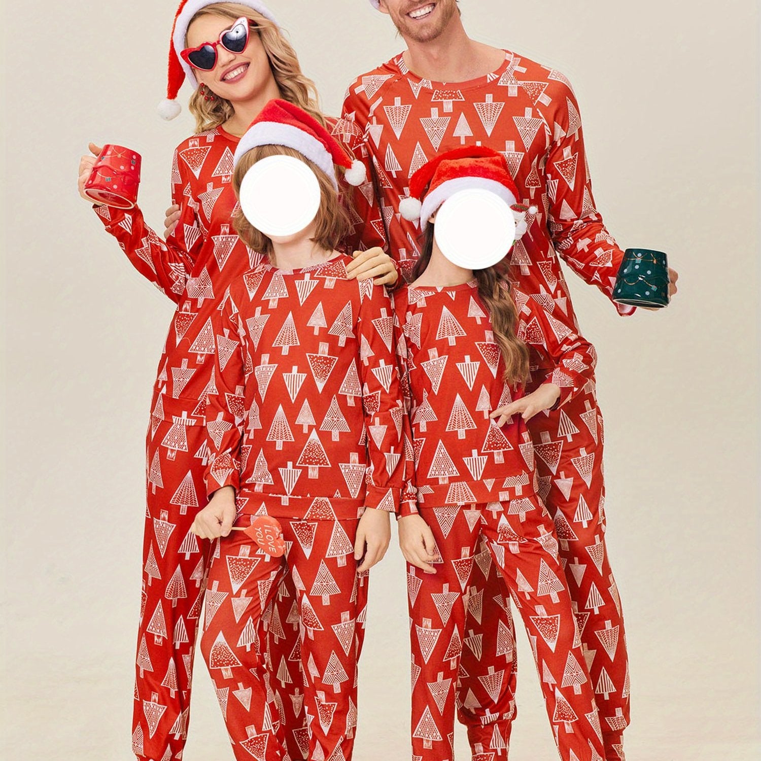Christmas Pajamas For Family Matching Sets Xmas Soft Holiday Sleepwear Women's Lounge Sets Soft Cozy Party Women Vacation Festival Home Wear Nightwear Festive Sleeepwear Seasonal Loungewear Comfy Sets Holiday Gift Ideas Winte