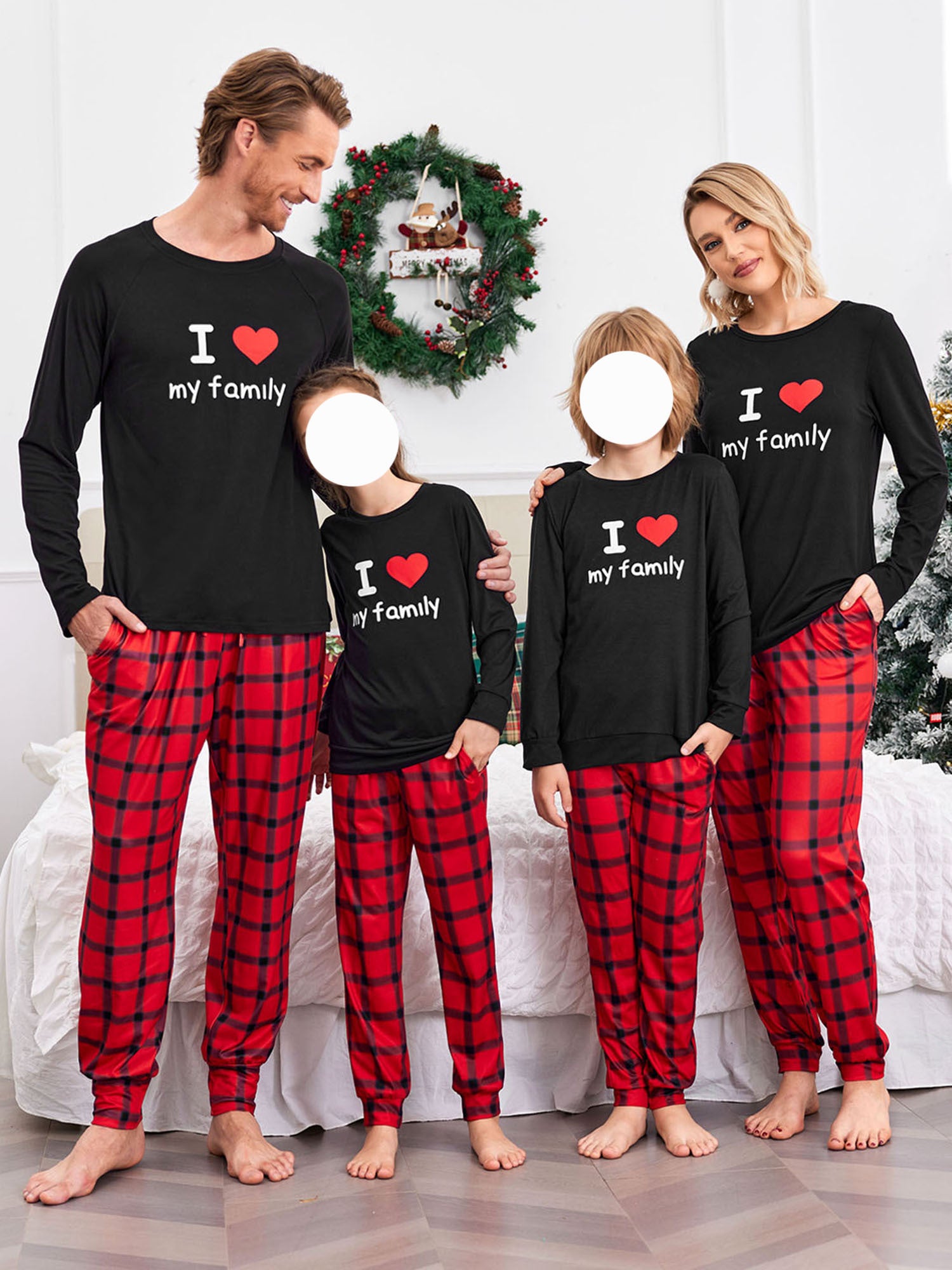 Christmas Pajamas For Family Matching Sets Xmas Soft Holiday Sleepwear Women's Lounge Sets Soft Cozy Party Women Vacation Festival Home Wear Nightwear Festive Sleeepwear Seasonal Loungewear Comfy Sets Holiday Gift Ideas Winte