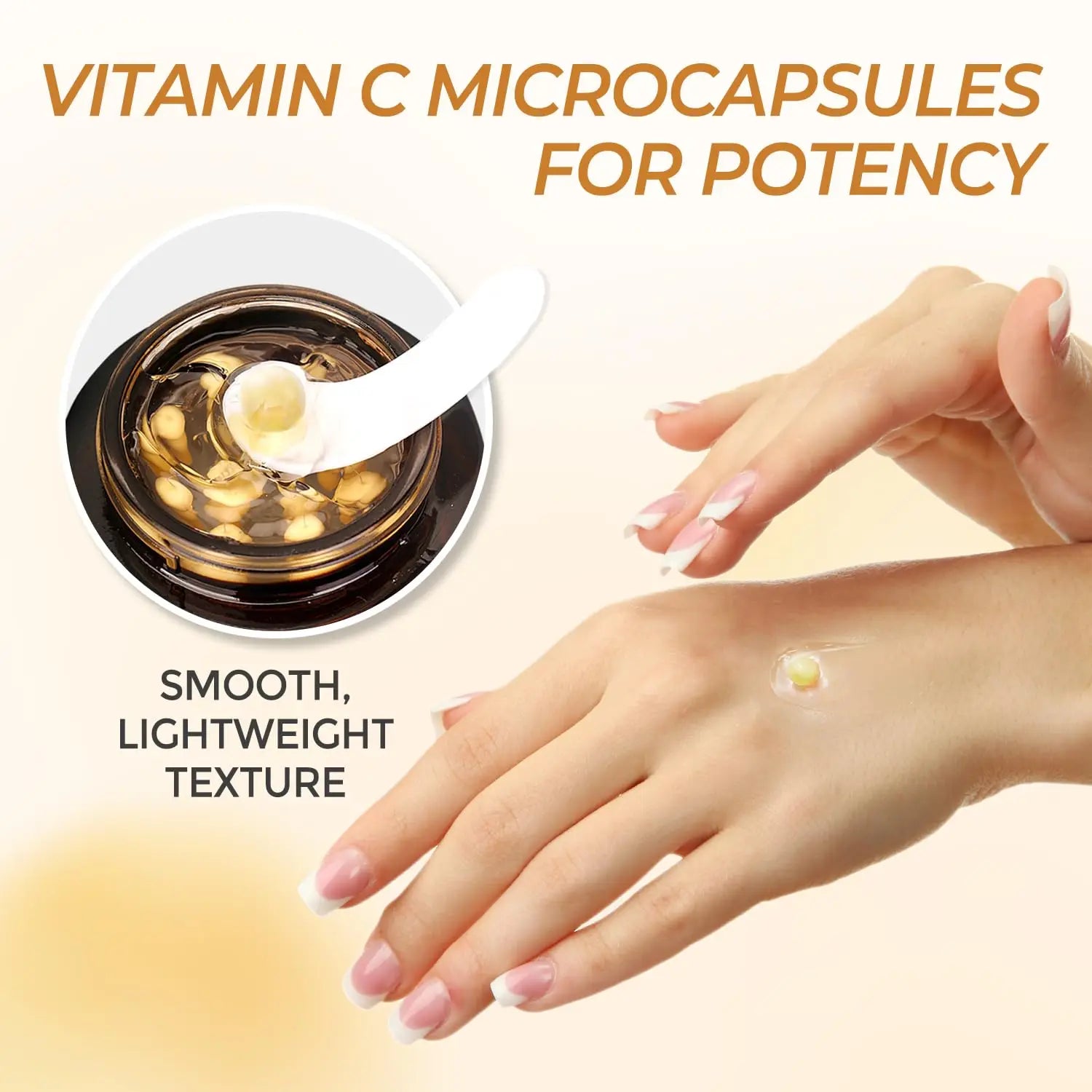 Deep Vitamin C Golden Capsule Hydrating Face Moisturizer, Antioxidant Protection, Lightweight Daily Skincare