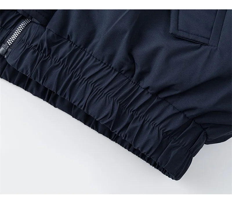 Warm Down jacket Ladies Pai Overcome Winter 2025 New Cotton Padded Coat Women Parkas Horn Hooded Outcoat Big fur collar Overcoat