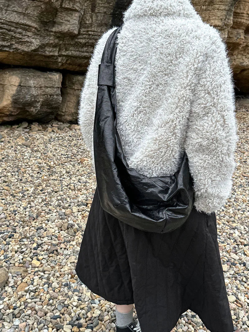 2024 Women Winter Warm Coat Furry Lambswool Coat Turn Down Coat Thick Jacket Tops For Women Coat Casaco Feminino