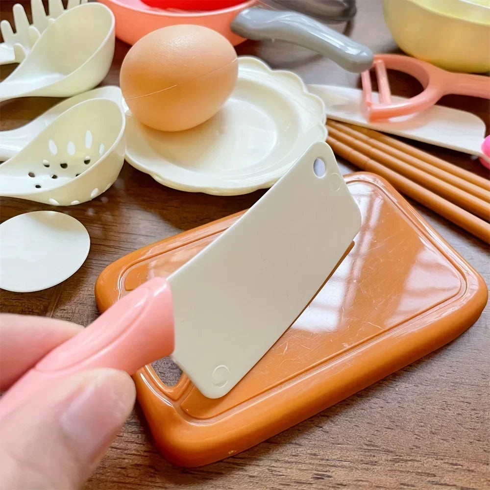 Kids Kitchen Set with Realistic Cooking Tools Creative Role Play Toys for Boys and Girls  Gifts for Children's Imaginative Play