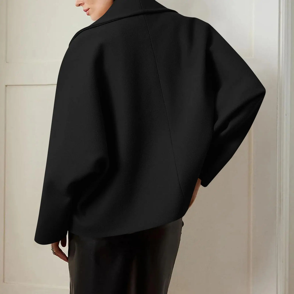 Female Winter Trendy Jackets Simple Solid Color With Button Casual Thermal Coat Women Soft Comfortable Daily Graceful Overcoat