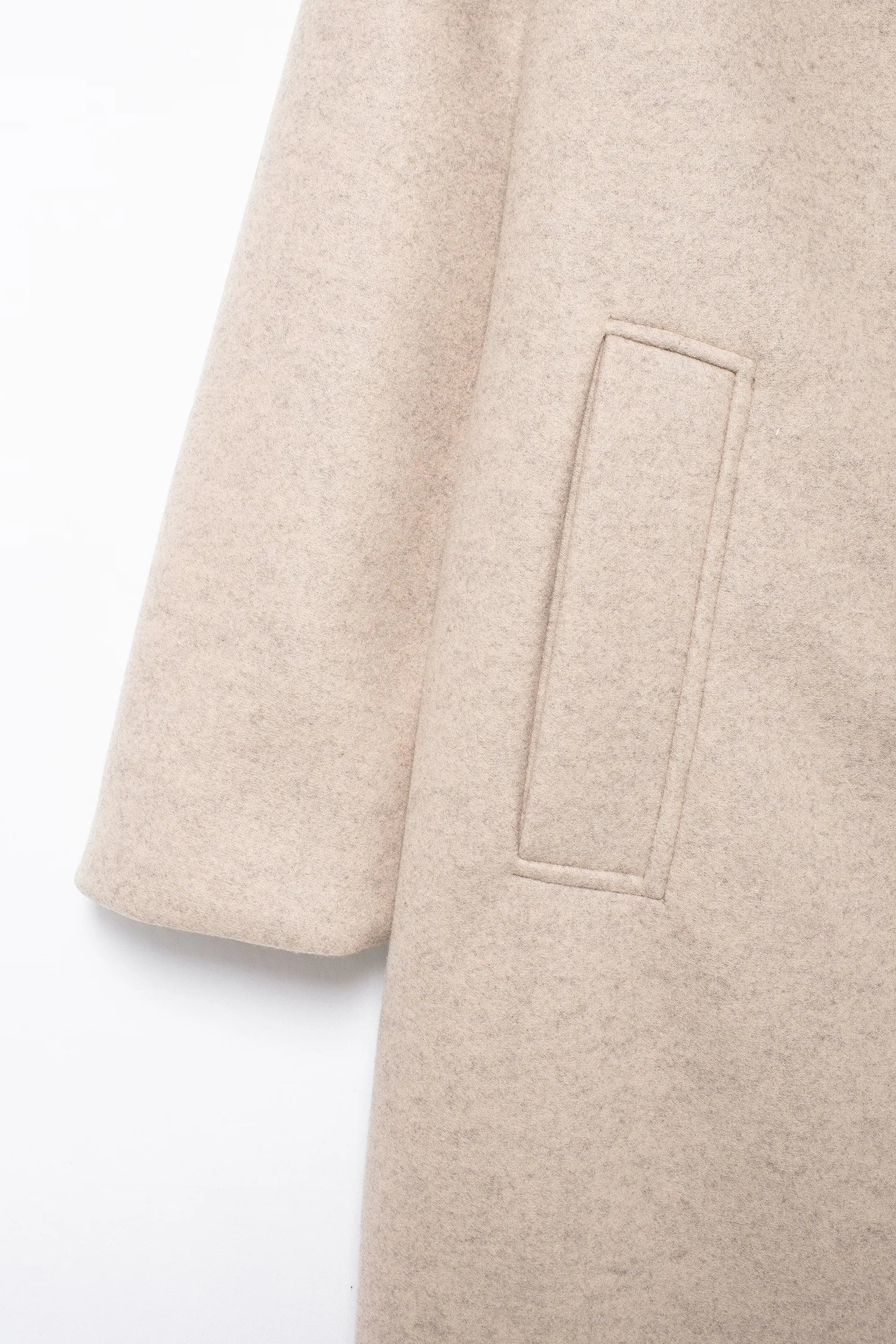 Winter Coat For Women 2024 Solid Lapel Double Breasted Long Cardigan Top Female Pokcet Streetwear Woman New In OuterCoat