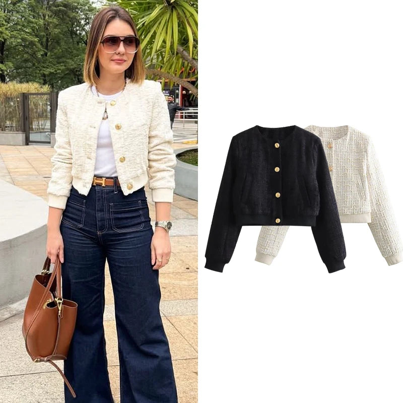 Spring New Jackets 2025 Women's Coat  Jacket Fashion Warm Street Short Coat Chic Joker Youth Jackets