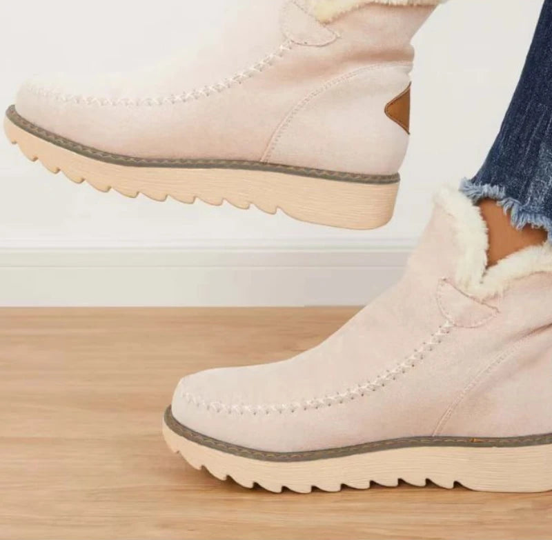 Women's Snow Boots Winter Fashion Casual Warm Shoes for Women Slip on Lady Comfort Female Ankle Boot Footwear Botas De Mujer