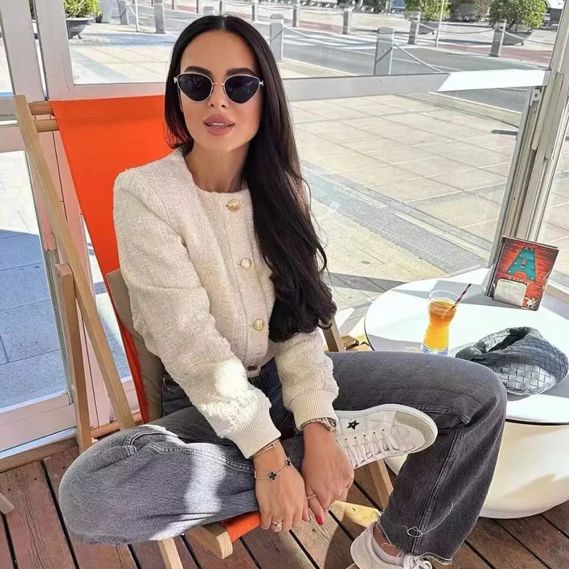 Spring New Jackets 2025 Women's Coat  Jacket Fashion Warm Street Short Coat Chic Joker Youth Jackets