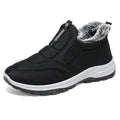 Women's Boots 2025 Winter Shoes For Women Ankle Boots Warm Fur Botas Mujer Waterproof Low Heels Snow Boots Winter Flat Shoes