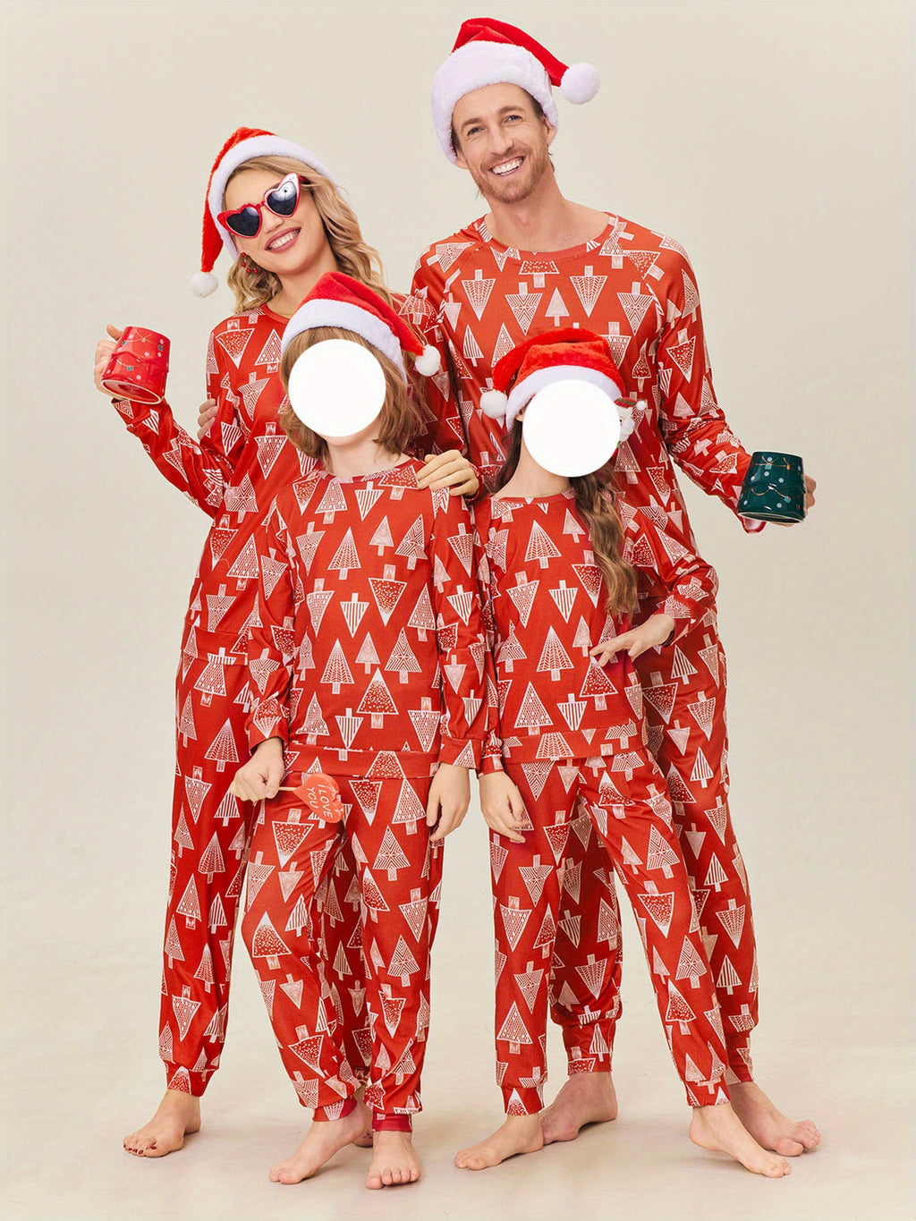 Christmas Pajamas For Family Matching Sets Xmas Soft Holiday Sleepwear Women's Lounge Sets Soft Cozy Party Women Vacation Festival Home Wear Nightwear Festive Sleeepwear Seasonal Loungewear Comfy Sets Holiday Gift Ideas Winte