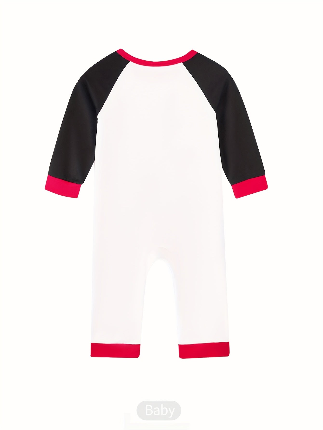 MOSSRIVER Christmas Family Matching Soft Reindeer Print Pajama Set - Cozy Long Sleeve & Pants, Red & Black Plaid Design with Santa & Reindeer, Perfect for Holiday Celebrations, All-Season Comfort, Christmas Pajamas, Christmas