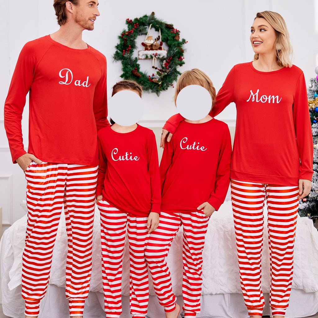 Christmas Pajamas for Family Matching Sets Xmas Soft Holiday Sleepwear women's lounge Sets Soft cozy party women vacation Festival home wear nightwear Festive Sleeepwear Seasonal loungewear comfy sets Holiday gift ideas winte